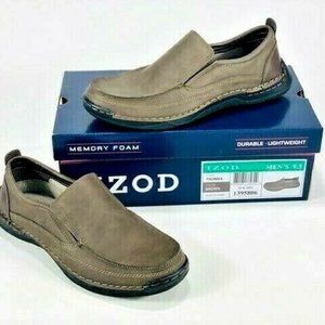 Izod Mens Round Toe Thomas Memory Foam Casual Slip